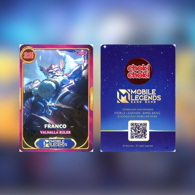Kartu Mobile Legends Choki Choki Franco Valhalla Ruler