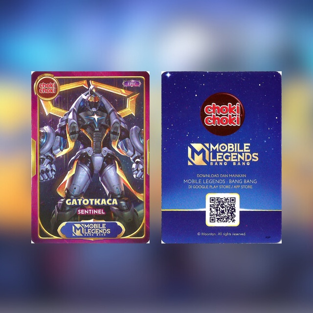Kartu Mobile Legends Choki Choki Gatotkaca Sentinel