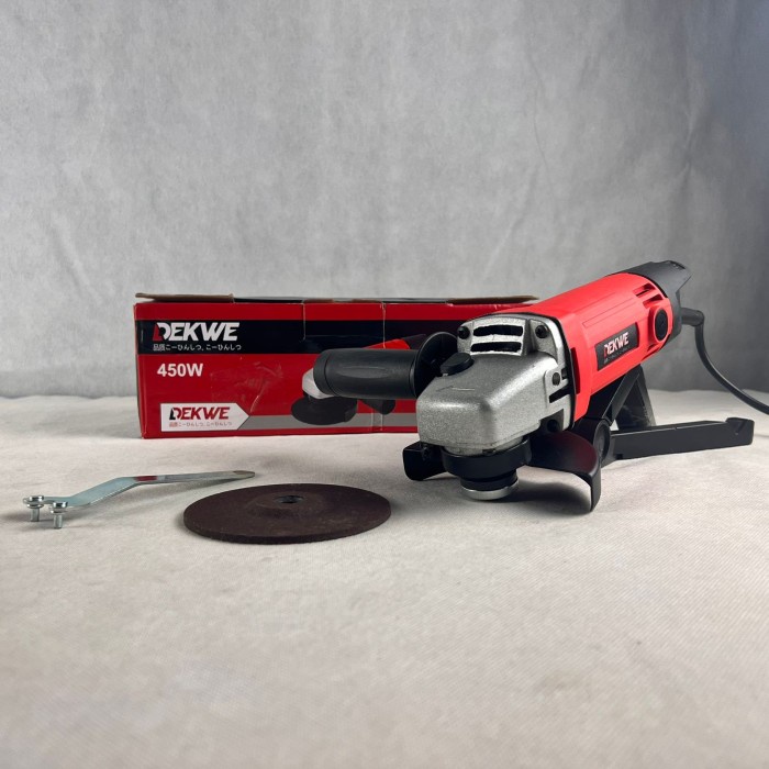 Gerinda tangan 4inch dekwe type DK7010 listrik LOW WATT -Megah CT