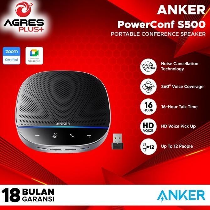 ANKER PowerConf S500 Speakerphone Bluetooth Meeting Conference A3305