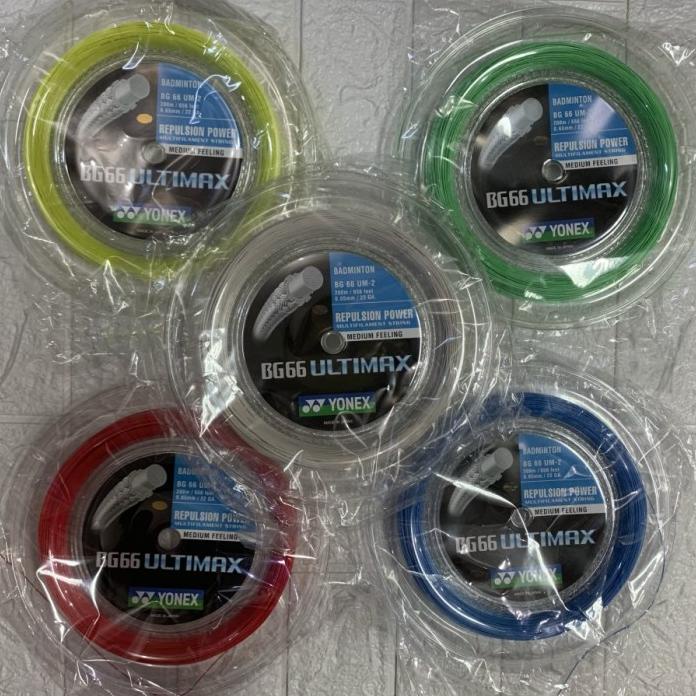 Senar Badminton Yonex Bg66 Ultimax / Bg 66 Ultimax Roll Sp Original Terpopuler