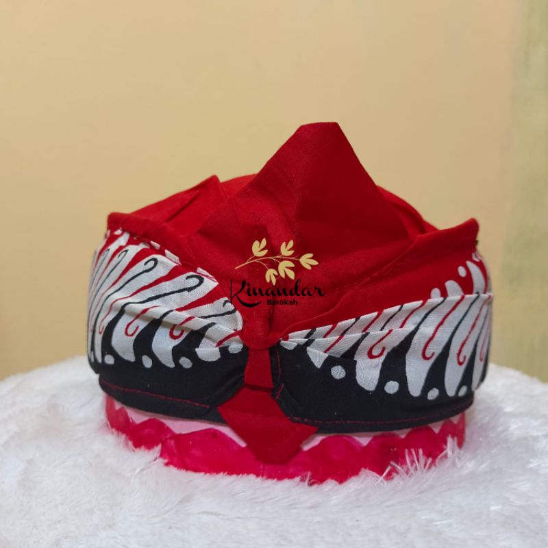 Udeng Tutup Banyuwangi/Iket Kepala Instan Tutup /Iket Kepala Banyuwangi / Iket Sunda Jadi