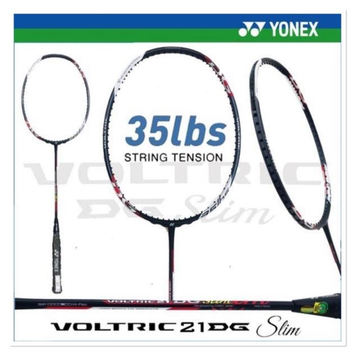 Raket Badminton Yonex Voltric 21Dg Slim 21 Dg Slim +Grip Original Terpopuler