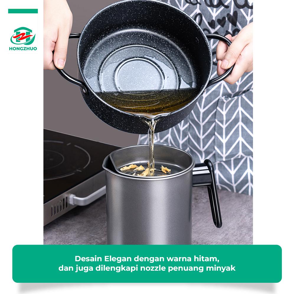 Promo Natal Hongzhuo Panci Penggorengan / Panci Multifungsi/ Deep Frypan Cookware/ Panci Penggorenga