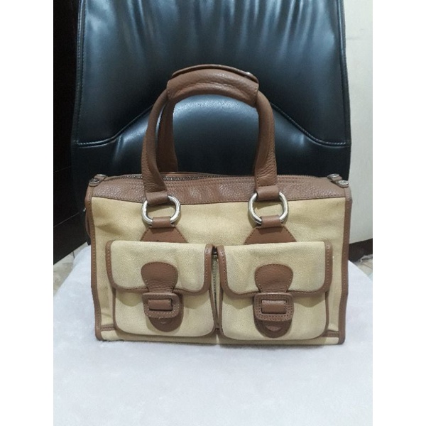 Tas Bag Celine Canvas Second