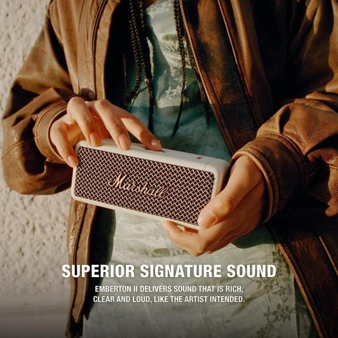 Marshall Emberton Portable Bluetooth Speaker