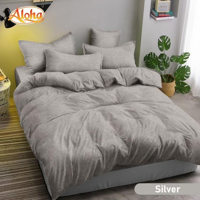 Bed Cover Set Internal Aloha Polos Emboss Shopee