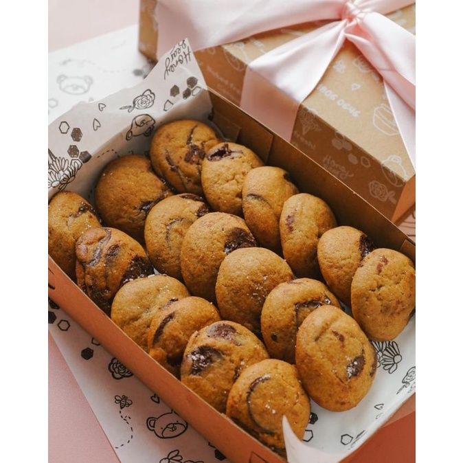 

Cookies Choc Chip Sea Salt Kue Kering Honeybear Hampers Coklat Kado Terbaik