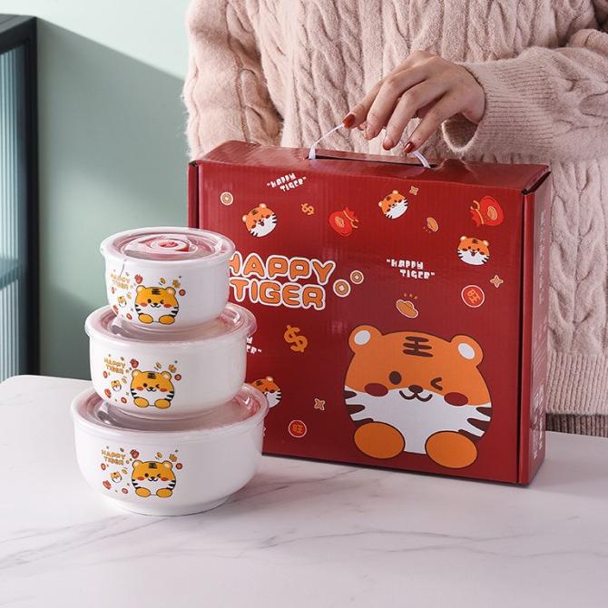 

Mangkok Set 3 Kedap Udara Mangkok Seal Hadiah Kado Souvenir Lebaran Berkualitas