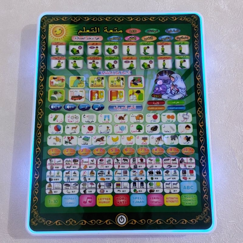 Mainan Anak Playpad Muslim 4 Bahasa Ipad Edukasi
