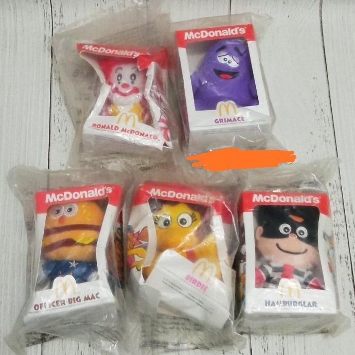 Terlaris Boneka Ronald Birdie Grimace Big Mac Hamburglar Happy Meal MC Donalds SALE