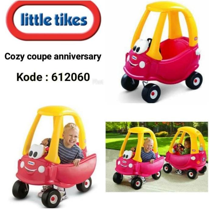 LITTLE TIKES cozy coupe red yellow mainan mobil mobilan anak