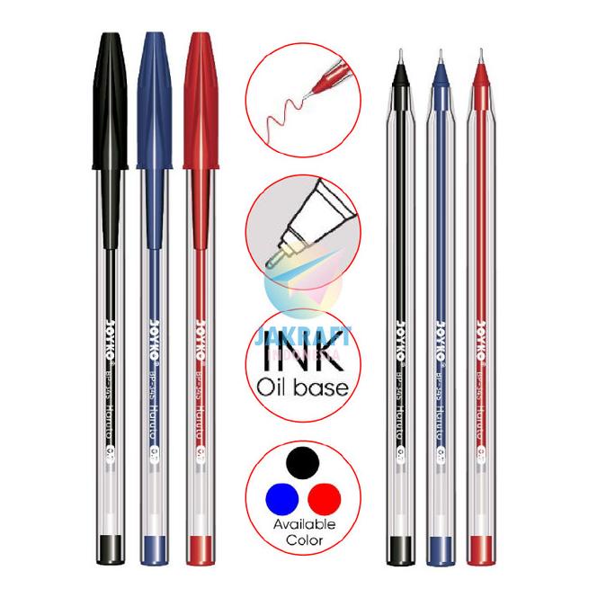 

Pulpen Bolpen Ballpoint Pen Joyko Bp-345 Haruto 0.7 Mm Murah | Pcs Kode 1167