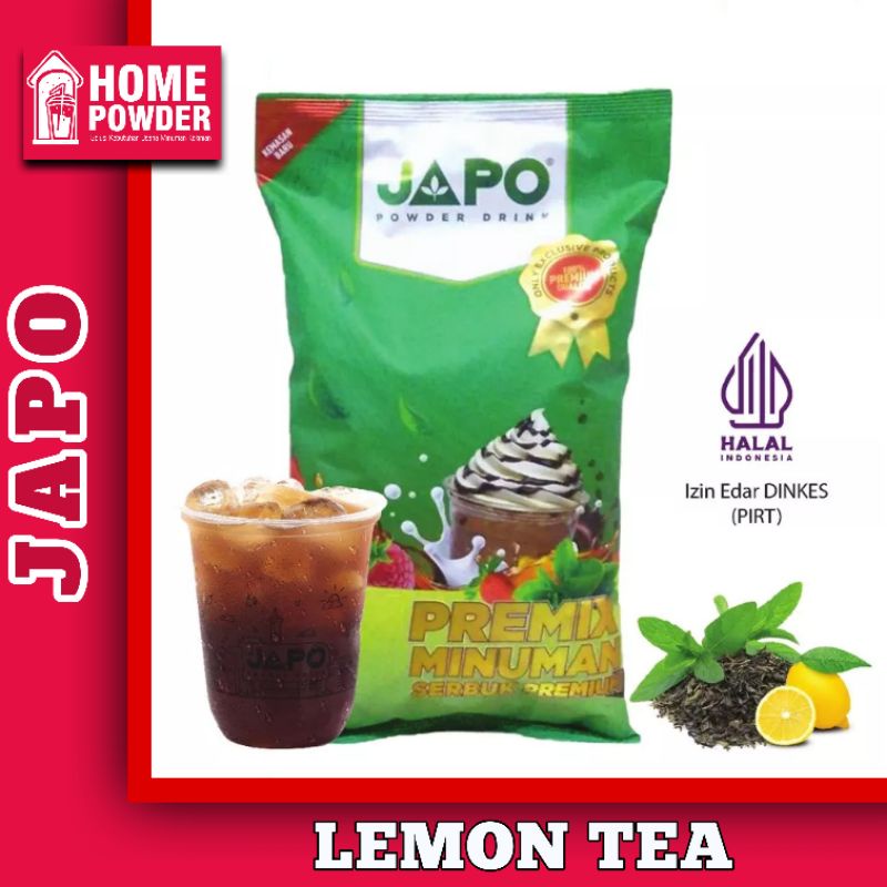 

Bubuk Minuman Drink Powder Rasa LEMON TEA 1 Kg JAPO