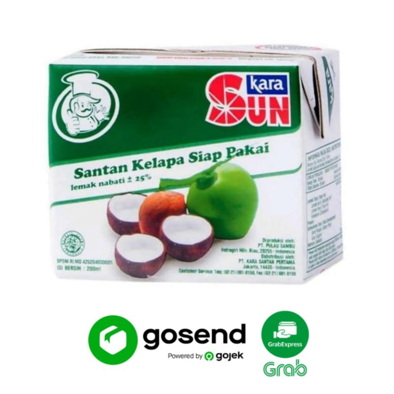

SUN KARA SANTAN KELAPA (200 ML)