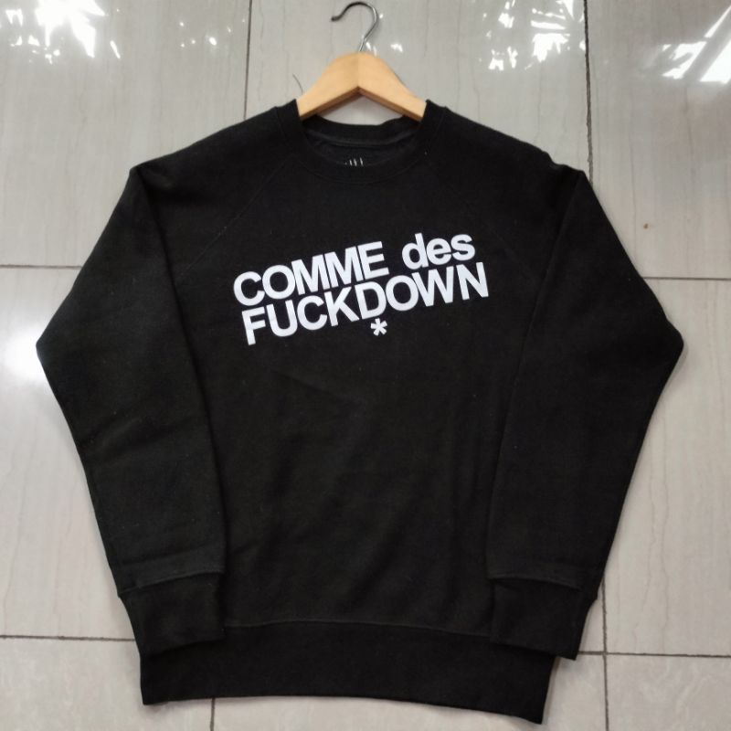 COMME des FUCKDOWN SWEATSHIRT