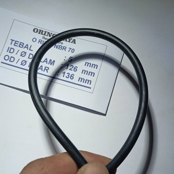 

O Ring 5 X 126 X 136 Mm Nbr Shore 70 Best
