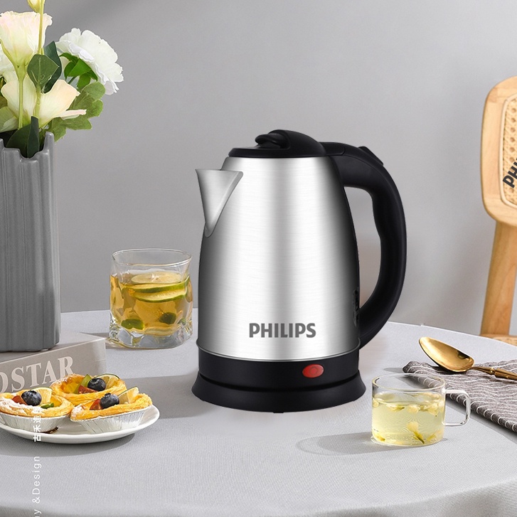 PHILIPS TEKO LISTRIK 1500 WATT 2L PEMANAS AIR -ETEL LISTRIK PHILIPS TEKO TEH 2 LITER TEKO /PEMANAS