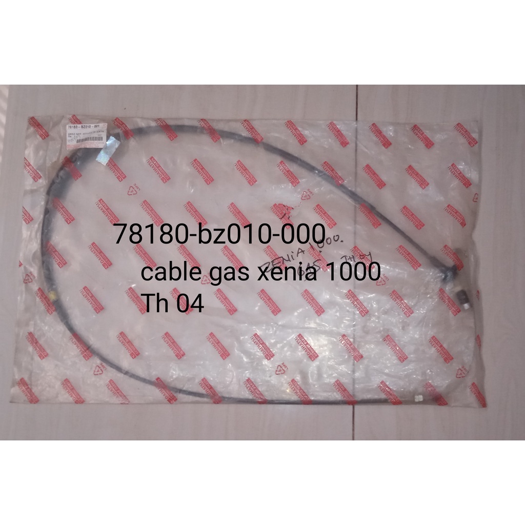 kabel gas xenia 1000n TH04 78180-BZ010-001 original daihatsu 78180-BZ010-001