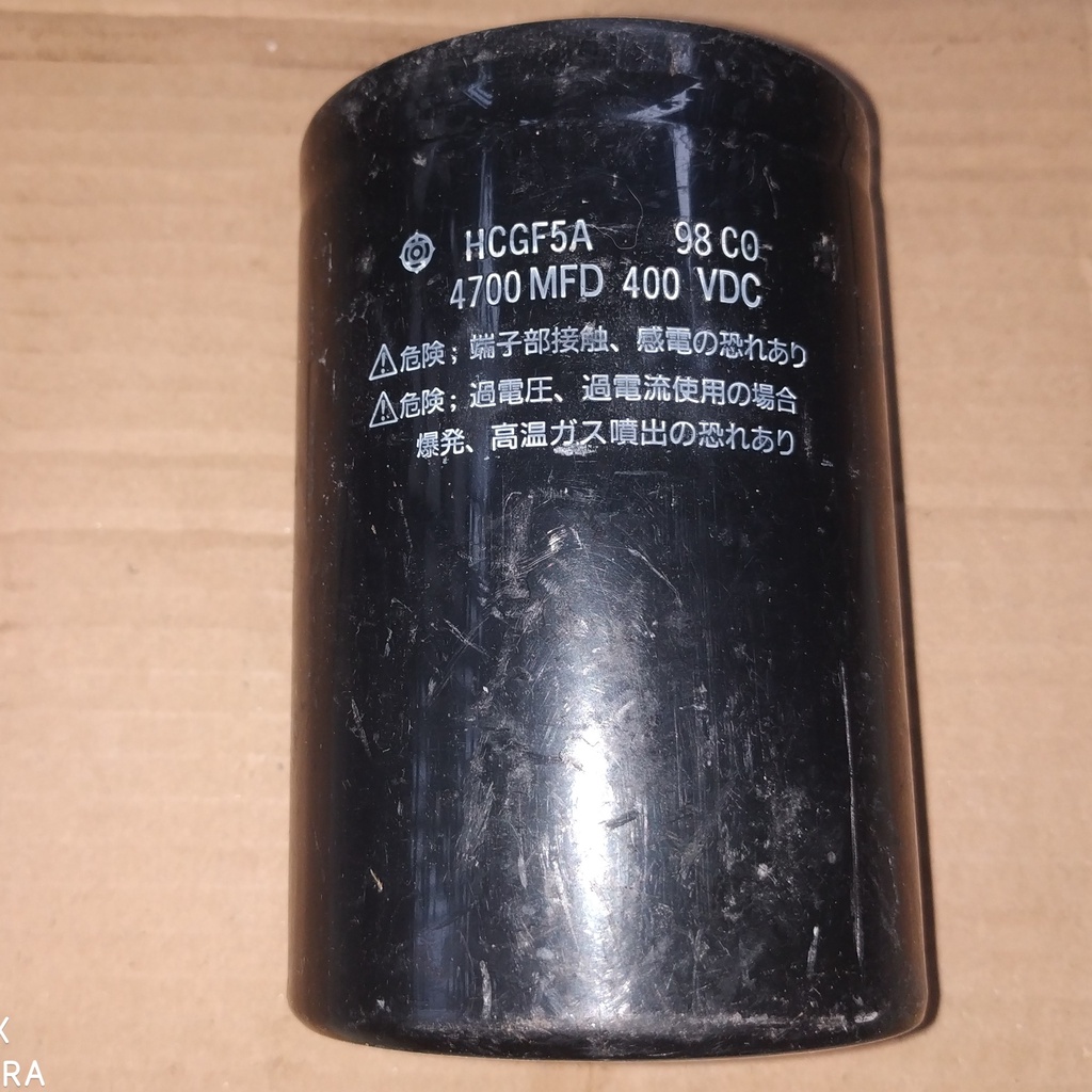 C Elco Elko 4700uF 400V 4700 uF 400 V 4700MFD400VDC 4700MFD 400VDC 400WV HITACHI