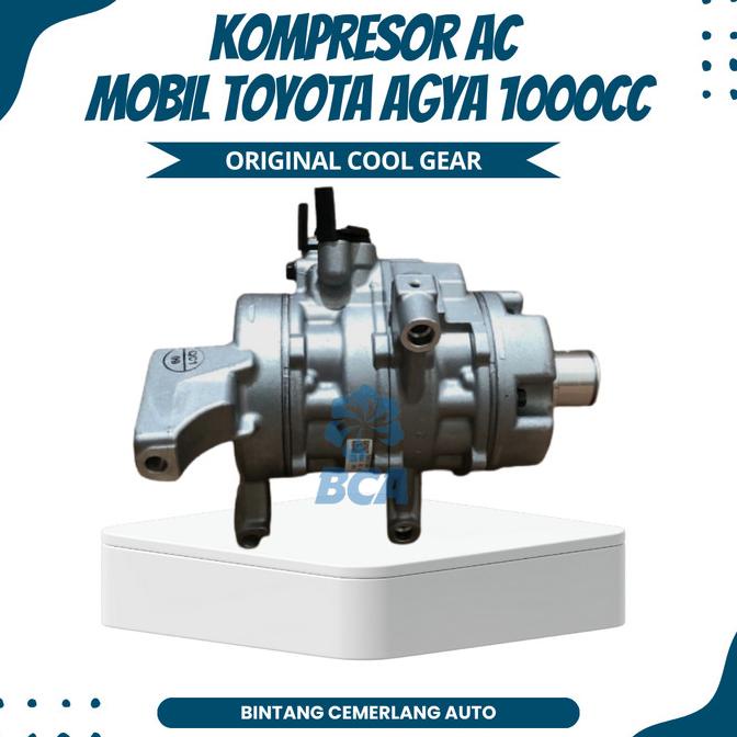 Kompresor Ac Mobil Agya 1000 Cc Original Denso Cool Gear