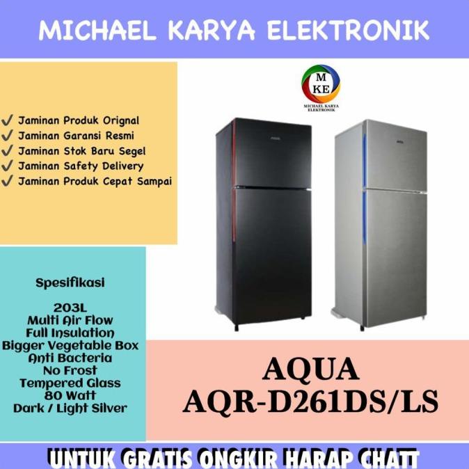 Harga Anjlok Kulkas Aqua 2 Pintu Aqr D261 Kulkas Aqua Sanyo Aqrd261 Aqua Kulkas