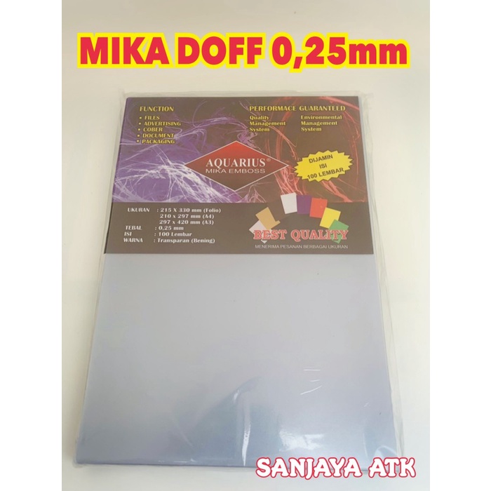 

Mika Doff/emboss 0.25 Aquarius A4