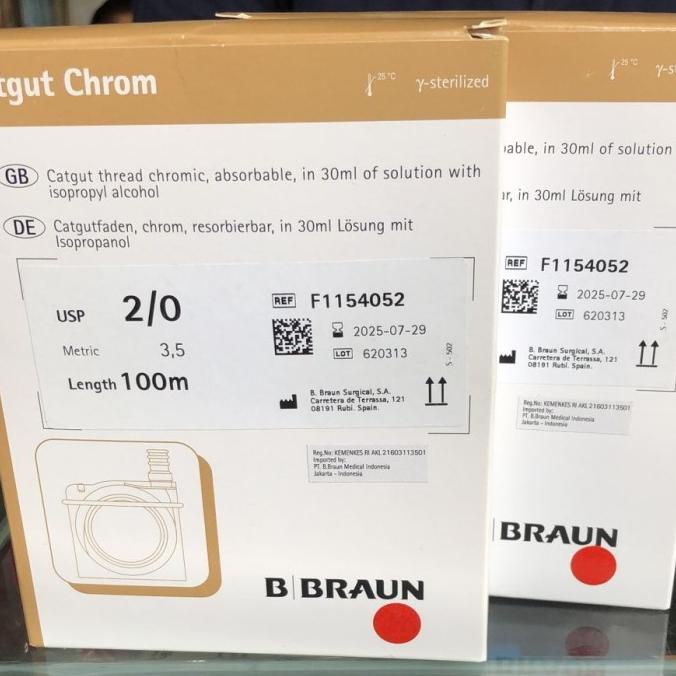 Terlaris catgut chromic 2/0 bbraun benang medis SALE