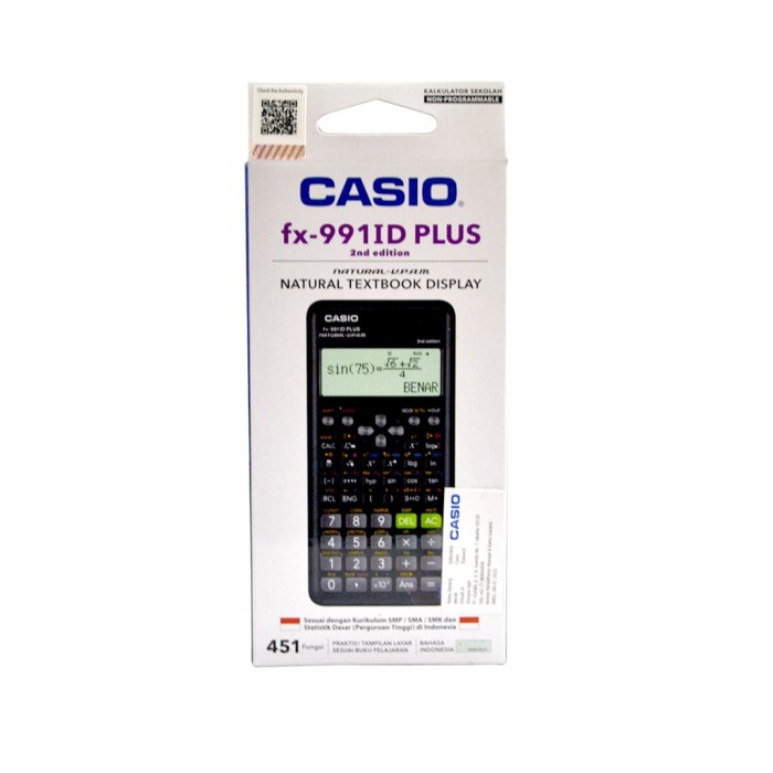 

KALKULATOR CASIO FX-991 ID PLUS 2ND SCIENTIFIC ORIGINAL TERBARU