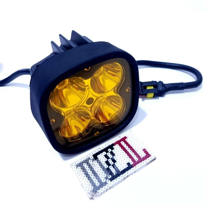 lampu tembak led cwl 4 mata 40 watt mb4 cree work light mika kuning