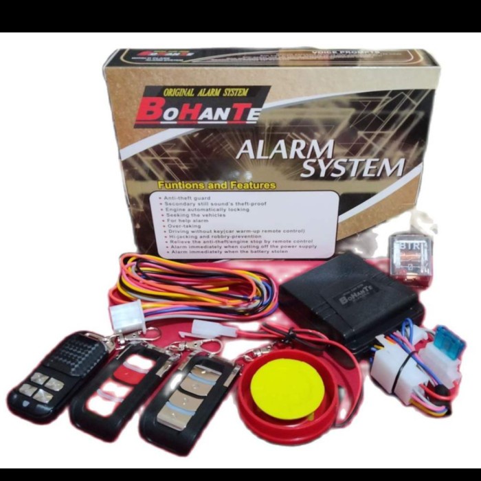 Alarm Bohante Bht Gold B-008 Remote Motor Produk Super Top Quality