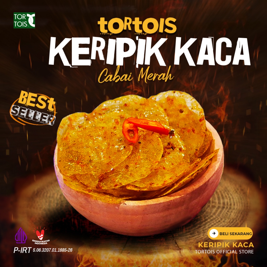 

Kripik Kaca 1Kg / Kripik Kaca 1 Kg / Kripca / Kripik Kaca Xtra Pedas Daun Jeruk