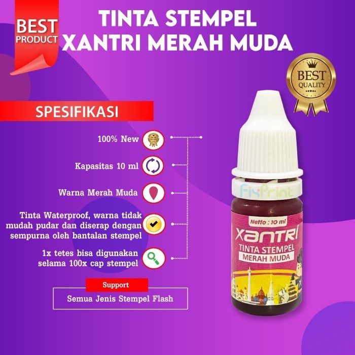 

Tinta Isi Ulang Stamp Stampel Stempel Flash Warna 10Ml Tahan Air Refil Best Seller