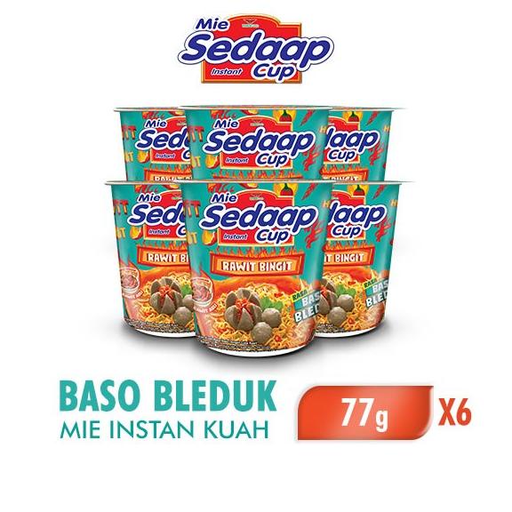 

Mie Sedaap Cup Instan Baso Bleduk 77 gr x 6 pcs