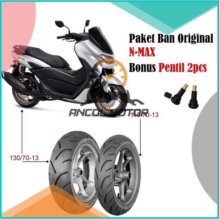 IRC Original PAKET Ban NMAX Tubeless Sepasang 110/70 130/70 Ring 13 16