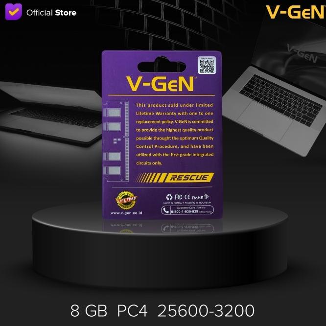 V-Gen Sodimm Ddr4 8Gb 3200Mhz Pc-25600 Vgen Ram Laptop 8 Gb 3200 Mhz