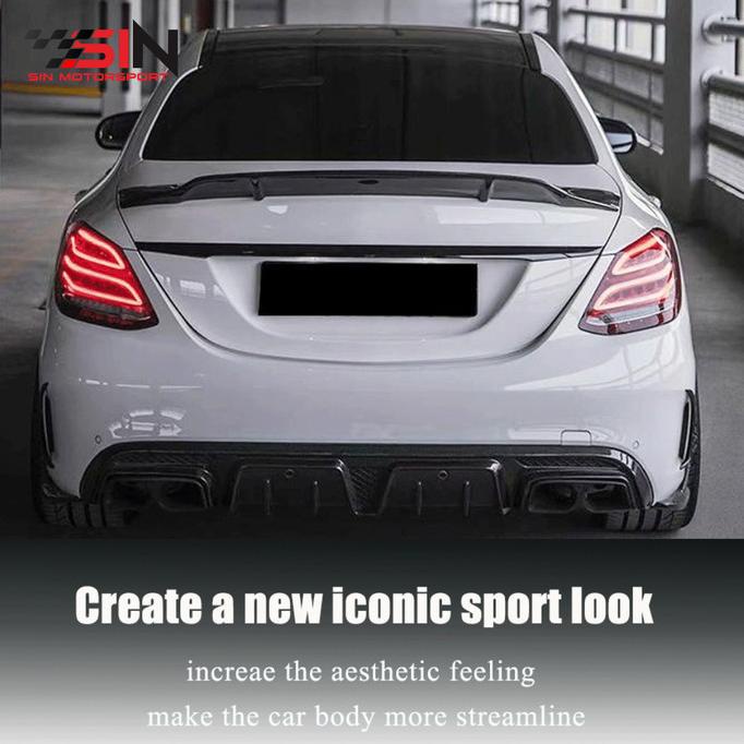 Spoiler Mercedes Benz W205 / Ducktail Mercy W205 Carbon PSM Style New Top