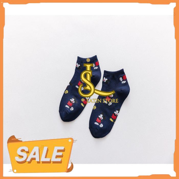 KAOS KAKI WANITA MICKEY MOUSE LUCU KAUS KAKI D - BIRU, FREE KAOS KAKI WANITA MICKEY MOUSE LUCU KAUS 