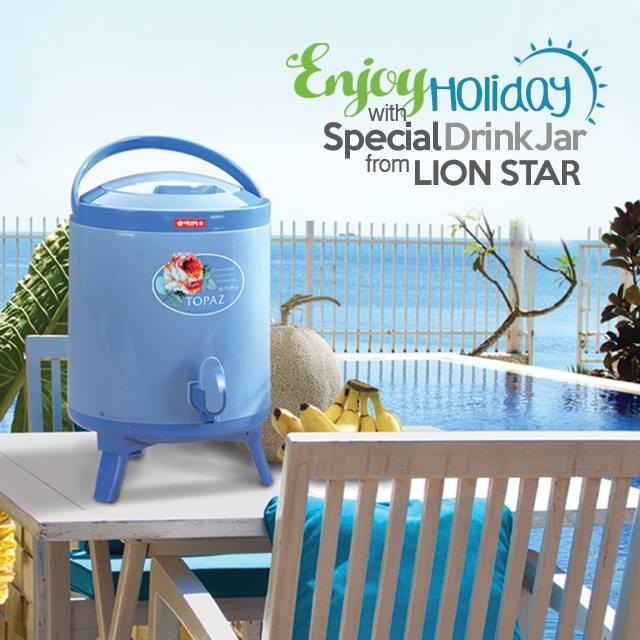 TERMOS DISPENSER SAHARA 12 LITER SAHARA DRINK JAR LION STAR