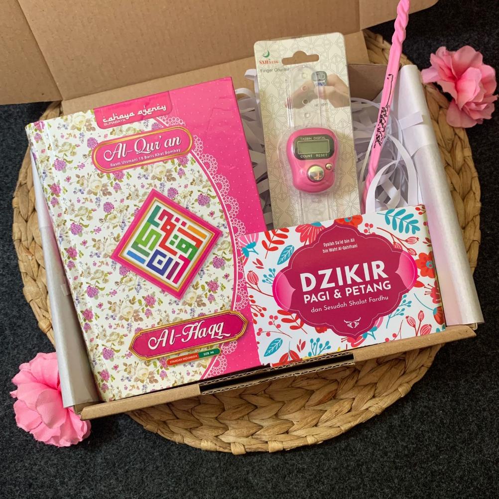 

PREMIUM Hampers / Gift Box / Hadiah / Kado Al Quran A6 dan Tasbih Digital Muslim/ Muslimah Murah Cantik Ulang Tahun, Lebaran, Idul Fitri, Ramadhan, Wedding, Hari Guru, Perpisahan Wali Kelas, Sempro Ready Stock Kualitas no 1