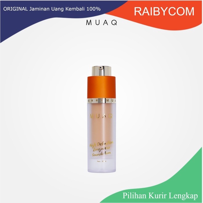 [EXCLUSIVE] BEST QUALITY MUAQ HIGH DEFINITION LONGWEAR FOUNDATION SUMATERA SHADE SUMATRA