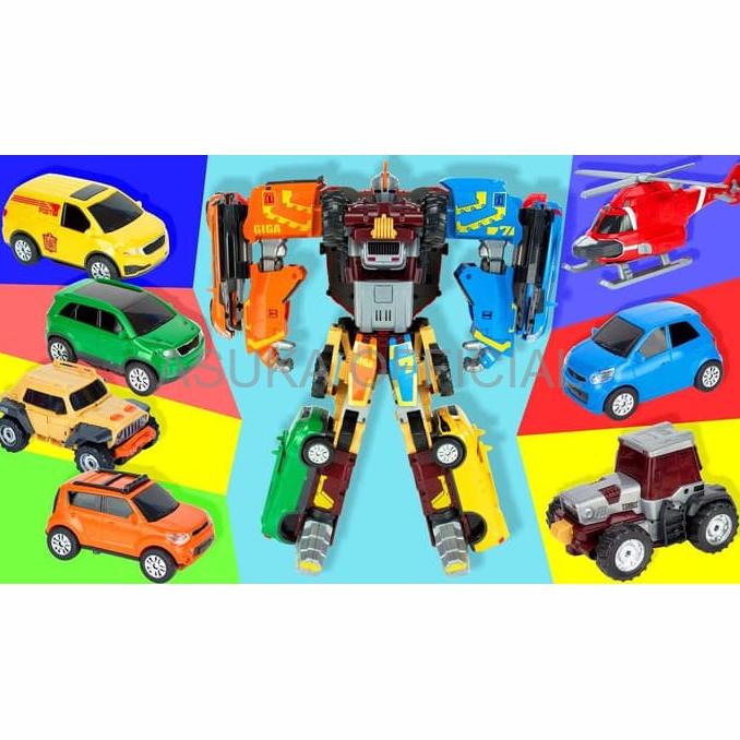 MAINAN ROBOT IMPORT ASLI CR Tobot GIGA7 Giga Seven 3397c Mainan Anak