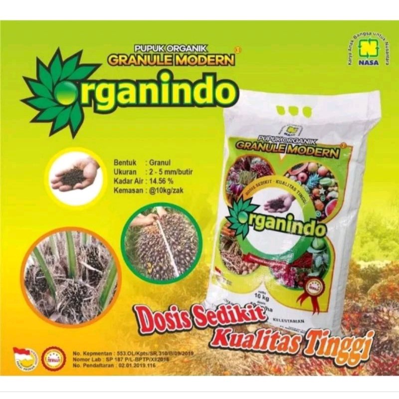 Pupuk Organik Nasa Organindo Berbentuk Granul original bisa COD