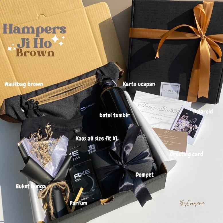 

PREMIUM HAMPERS COWOK KADO ULANG TAHUN PRIA GIFT BOX PAKET KADO HADIAH WISUDA SEMPRO SIDANG ULTAH ANNIVERSARY HARI GURU UNTUK PACAR SAHABAT AYAH SUAMI ISI TAS WAISTBAG DOMPET BLACK EDITION KEKINIAN Kualitas no 1