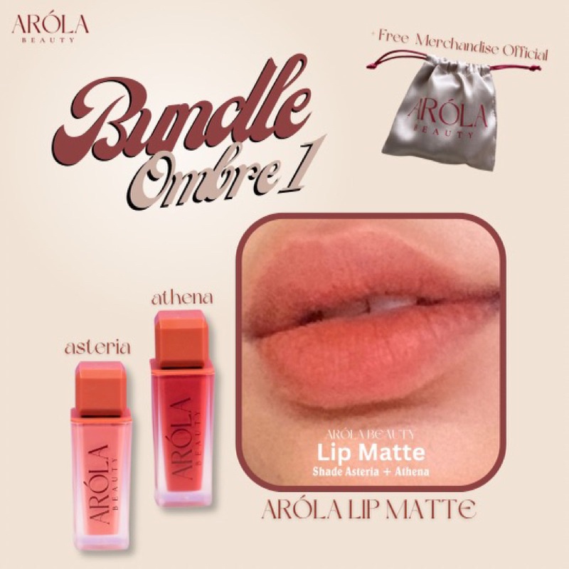 [PREMIUM] BEST PRODUCT [BUNDLE OMBRE] Arola Lip Matte - Ombre Set