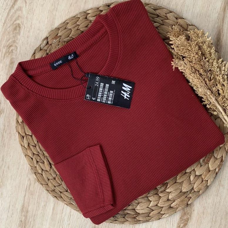 Flash Sale Kaos Rib  / Kaos Lengan Panjang / Kaos Polos Wanita / Kaos Cewek / Kaos Cowok / Kaos Coup
