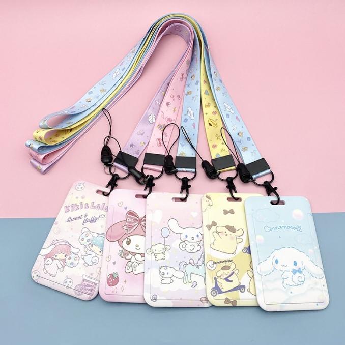 

Kalung Holder Kartu Lucu/ ID Card Holder Name Tag Lanyard Sanrio