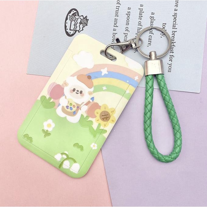 

Photocard ID Card Holder Cute Pastel Illustration dan Gantungan