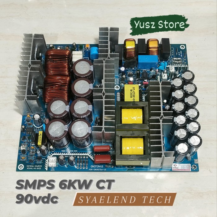 Terbaru SMPS 6KW CT 90V SYAELEND TECH 6KVA PSU 6000W 80v ~ 90VDC 6000watt