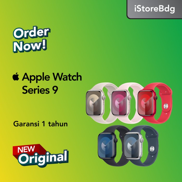 APPLE WATCH SERIES 9 2023 41MM 45MM GARANSI RESMI IBOX